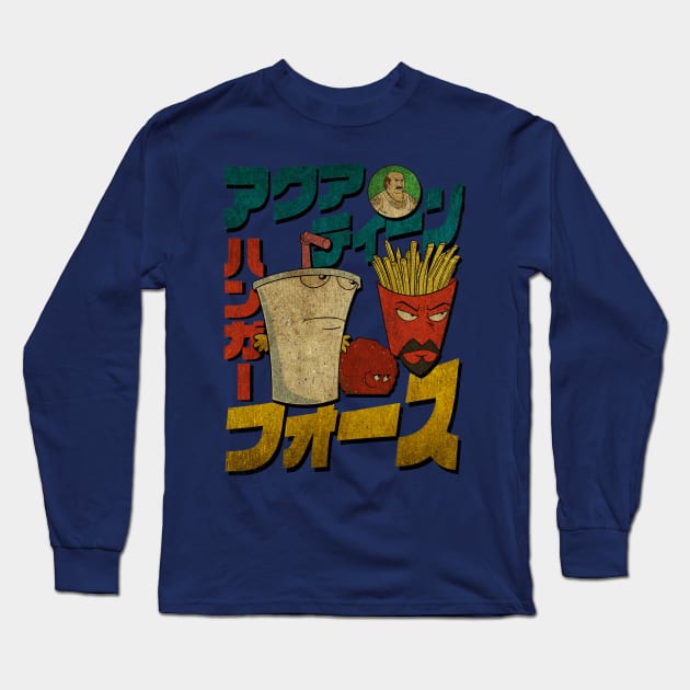 アクアティーンハンガーフォース Long Sleeve T-Shirt by manganto80s